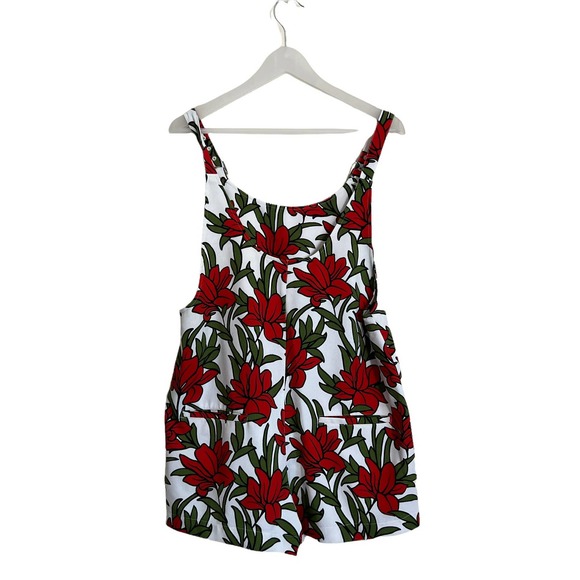 Forever 21 Rose Romper Size Large - Picture 1 of 13